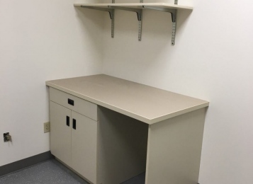 Top Notch Commercial Cabinets for Boiler Room Office in a Medical Facility.