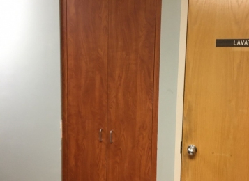 Custom built tall unit for doctors office!