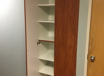 Custom built tall unit for doctors office!